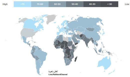نقشه توسعه یافتگی جهان.. از نظر شاخص‌های توسعه پایدار کشورها کجا قرار دارند؟